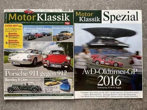 Motor klassik hefte - motor, porsche