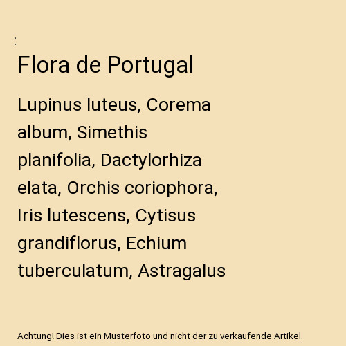 Flora portugal lupinus - flora, de