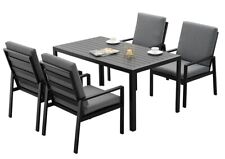 MeXo Aluminum Sitzgruppe Essgruppe Gartenmöbel Set Gartenset Sitzgarnitur