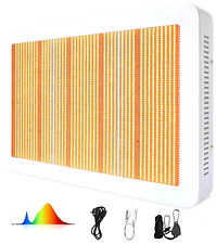 QIANYAN 2000W Vollspektrum LED Pflanzenlampe 53000lm Warmweiß für Zimmerpflanzen