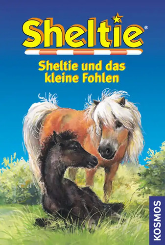 Sheltie und das kleine - , fohlen