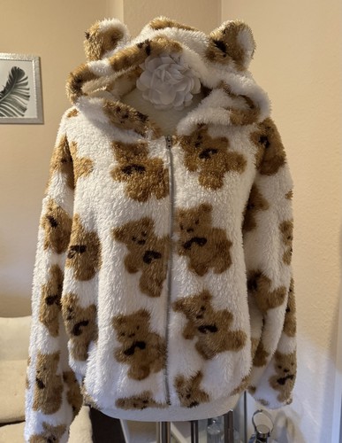Flauschige teddy jacke mit - teddy,