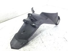 Rear mudguard with license