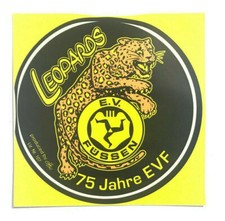 EV Füssen Leopards - 75 Jahre EVF - Aufkleber DEL Eishockey Sticker #655