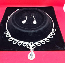 Collier mit Ohringe Zirkonia