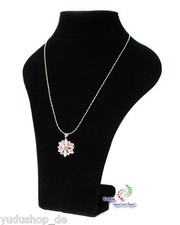  Schmuckbüste Dekobüste dicker gepolstert Samt schwarz Nr: 120553