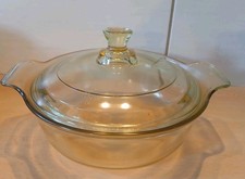 DDR Auflaufform Saaleglas feuerfest Nr. 3035/36 - hitzebeständig