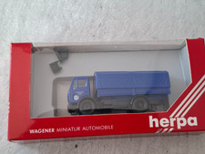 Mercedes Lkw, THW, blau, 1:87