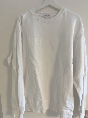 Replay herrenpullover weiss - replay, /