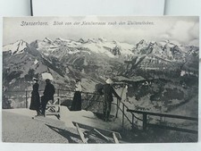 Vintage Postkarte Stanserhorn