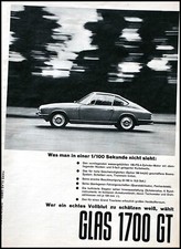 Glas 1700 GT, originale Werbung aus 1965