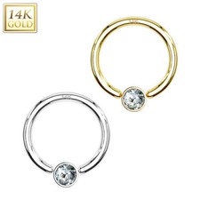 585er Gold 14 KT Intimpiercing