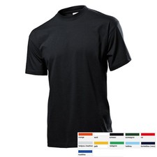 T-Shirt Herren Stedman Classic T Shirts Mann Kurzarm Basic Größe S-3XL ST2000
