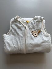 STEIFF BABY SCHLAFSACK FÜR KLEINKINDER GR.110 CM HELLBLAU WEISS GESTREIFT
