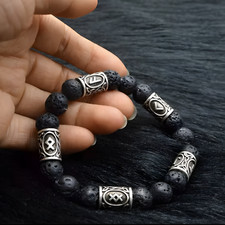 Vulkanstein Runen Armband