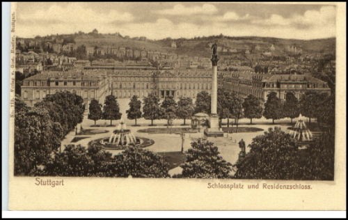 Stuttgart 1910 residenz - stuttgart, ~1910/20