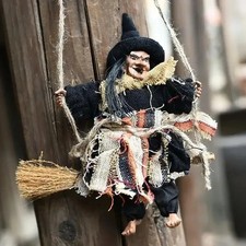 Hängende Halloween Hexe Figur
