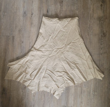 Damen Rock Cargo Xanaka Midirock asymmetrisch halblang Gr S / 36 Beige Baumwolle