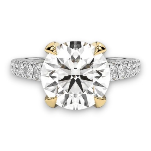 Lab created diamant ehering - created,