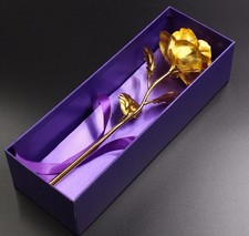Goldene Rose 24K echte Gold
