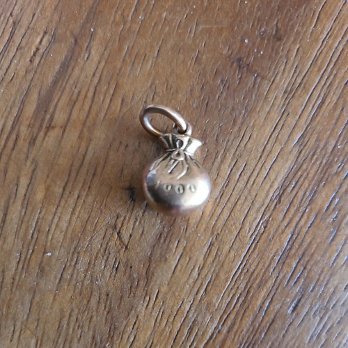 Anhänger geldsack rotgold - ,