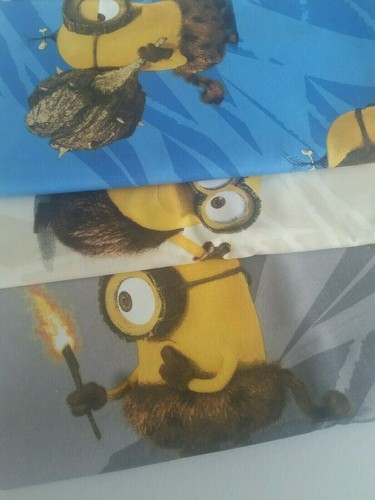 Stoffreste minions 100 - 3, 100%