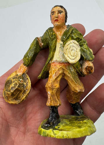 Antike holzfigur mann - antike,