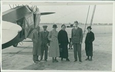 Ansichtskarte Foto-PK Flugzeug Personen 1935 (Nr.9628)