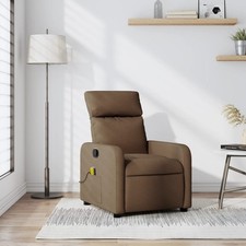 Massagesessel braun stoff - braun,
