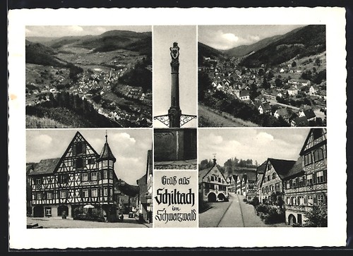Schiltach schwarzwald - ak,