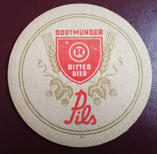 Bierdeckel Brauerei Dortmunder Ritter Bier Pils Dortmund