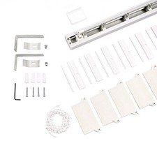 Oberschiene Lamellenvorhang Ventanara schnurlose Bedienung ohne Lamellen