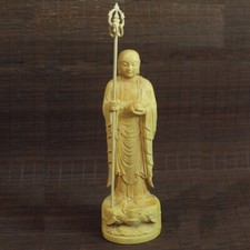 Wooden buddha statues the - of,