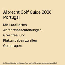 Albrecht Golf Guide 2006