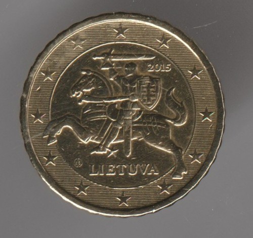 Litauen euro cent - 2015,