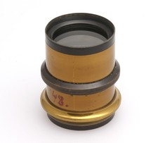 Messing Objektiv Hersteller unbekannt f/8