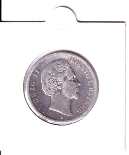 Bayern ludwig 2 mark - mark, 1877