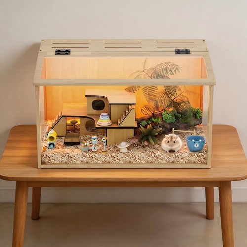 Hamsterkäfig aus holz groß - hamsterkäfig,