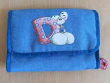 Diddl Maus Etui Blau Federmappe Schlamper Schule Stifte Stiftmappe Federmäppchen