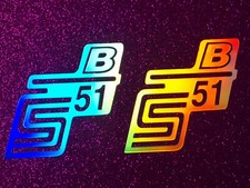 2 x Simson S51B • Aufkleber