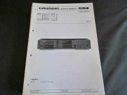 Original service manual - service,