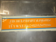 STANDARDGRAPH Zahlen und Buchstaben Schrift- Schablone 235 /14G