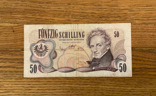 Schilling banknote - schilling,