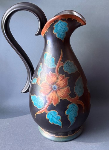 Art deco keramik krug vase - art,