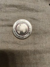 5 Euro Münze blauer Planet