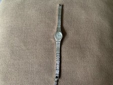 Damenuhr Armbanduhr Uhr Prätina Quarz Edelstahl Farbe Silber DEFEKT