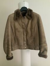Vintage Lederjacke innen mit Pelz /Fell 70er