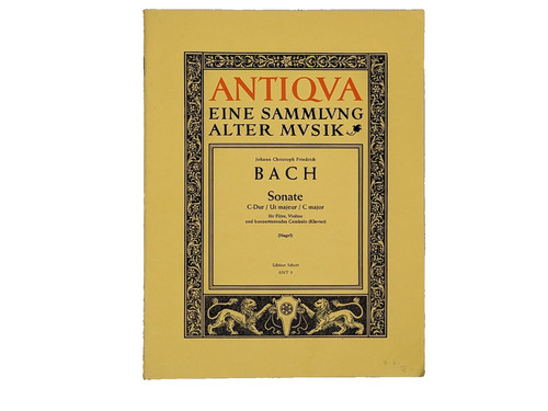 Noten antiqua jcf bach - jcf,