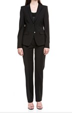 Drykorn Damen Anzug Jacke Hose Hosenanzug Gr.2 36 S schwarz