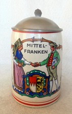 Alt humpen bierkrug wappen - humpen,